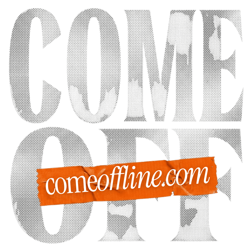 come offline logo